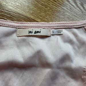 Mi Ami Pink Blouse Size Large
